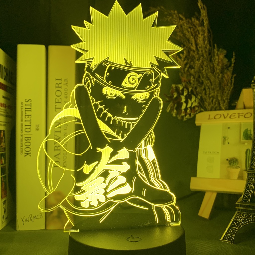 Anime Naruto Uzumaki LED Night - مراجعة 3D Printing Lamp وسعره