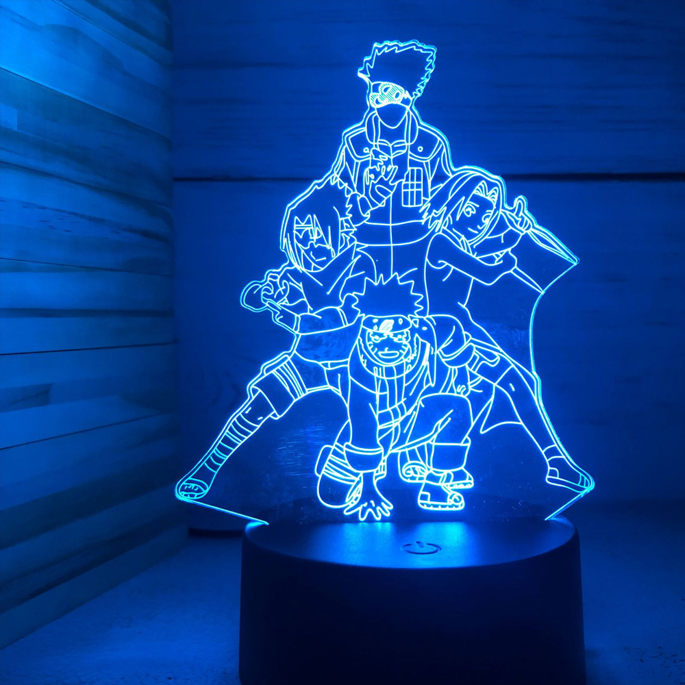 Anime Naruto Uzumaki LED Night - مراجعة 3D Printing Lamp وسعره