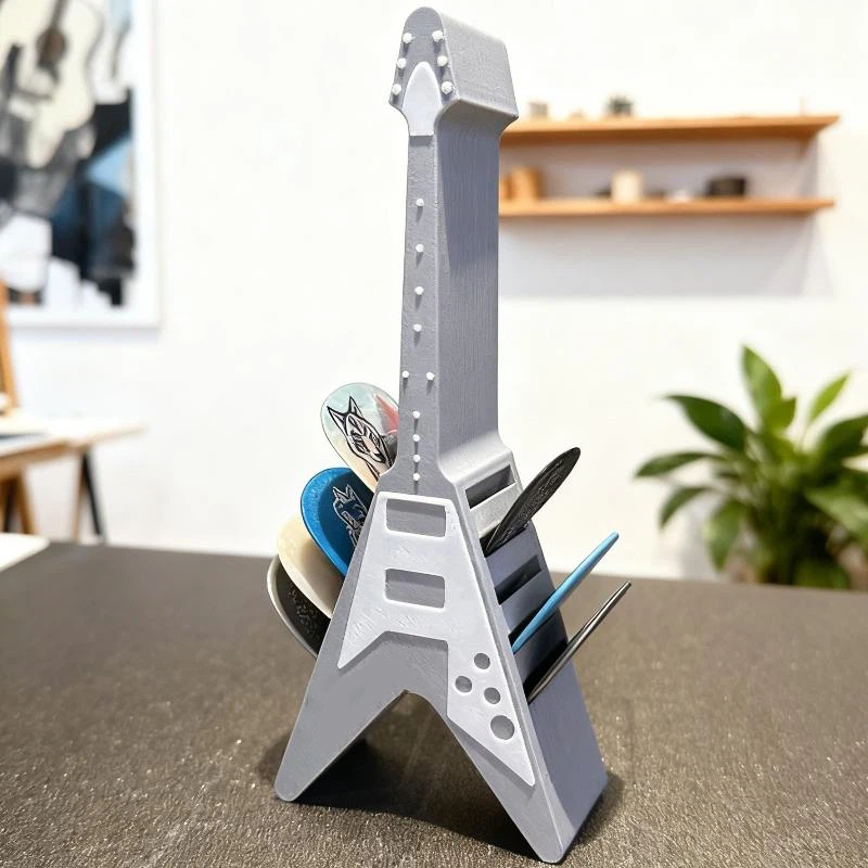 New 3D Printed Guitar Picks Ho - مراجعة 3D Printing Guitar وسعره