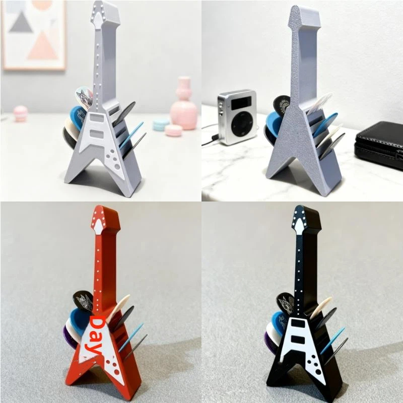 New 3D Printed Guitar Picks Ho - مراجعة 3D Printing Guitar وسعره