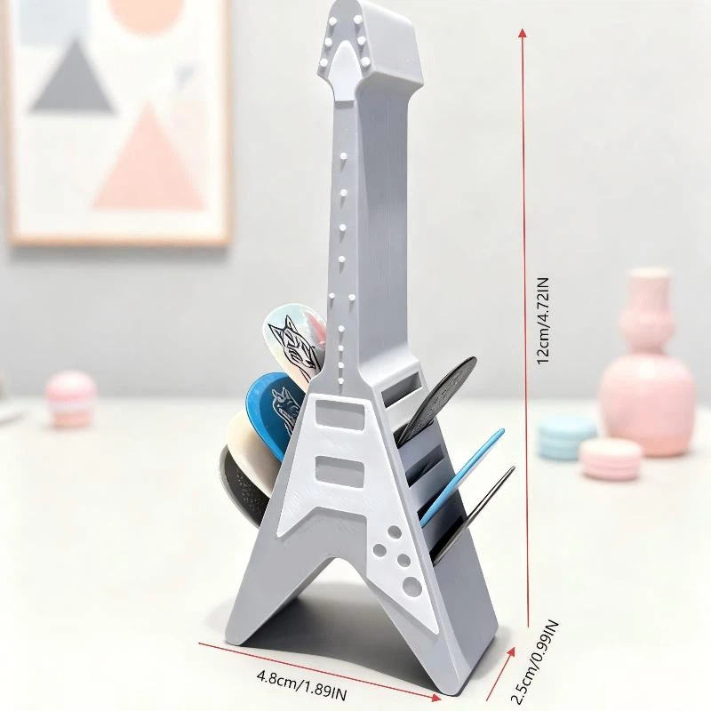 New 3D Printed Guitar Picks Ho - مراجعة 3D Printing Guitar وسعره