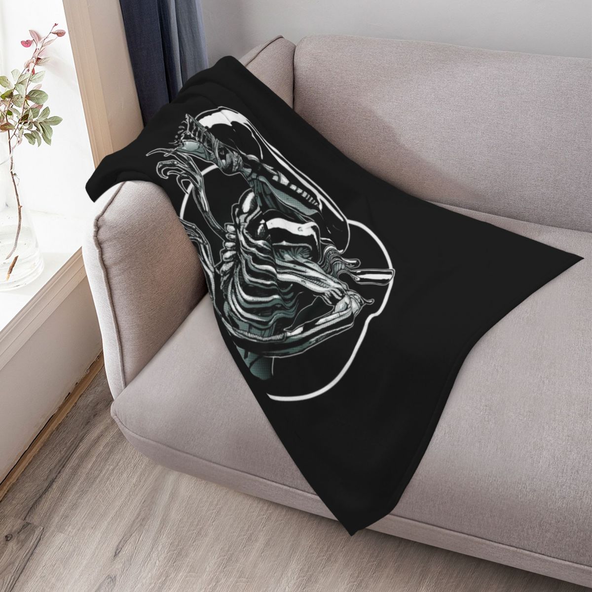 aliens xenomorph Throw Blanket - مراجعة 3D Printing Xenomorph وسعره