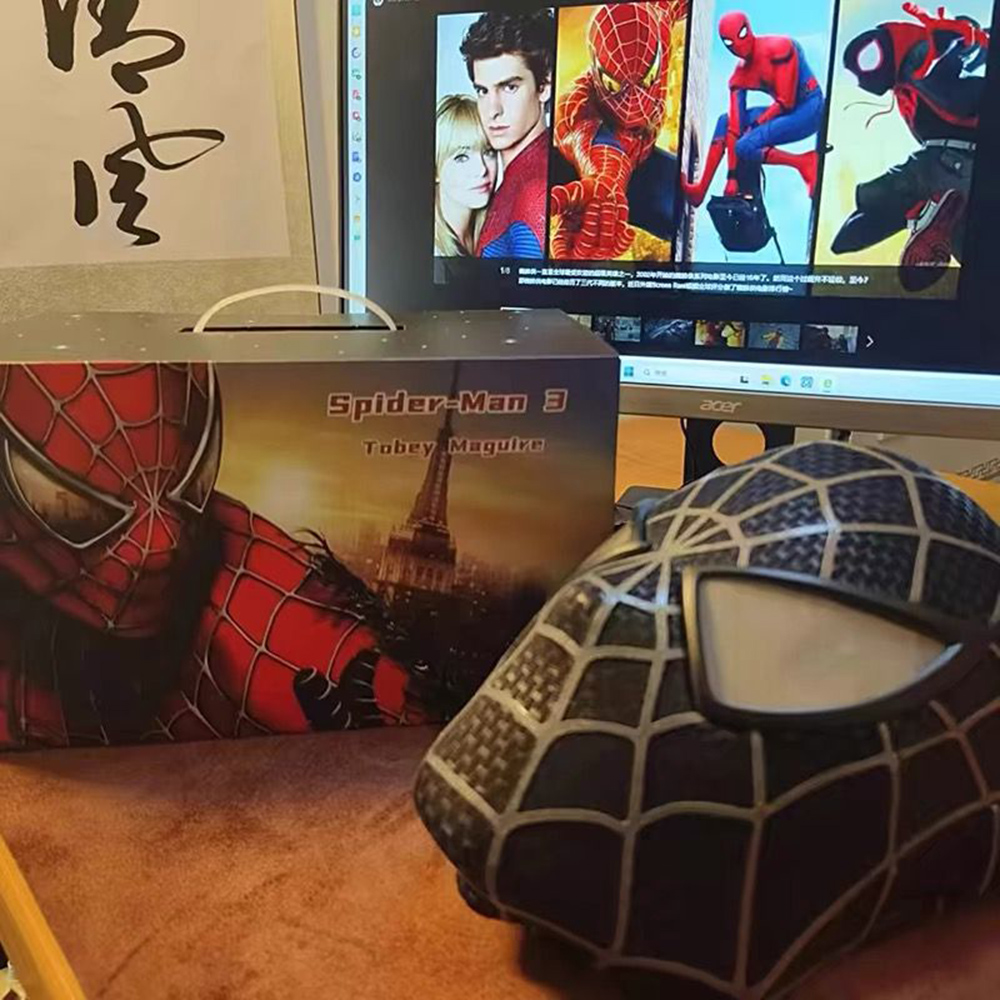 Toby Maguire Spiderman Mask Wi - مراجعة 3D Printing Web وسعره
