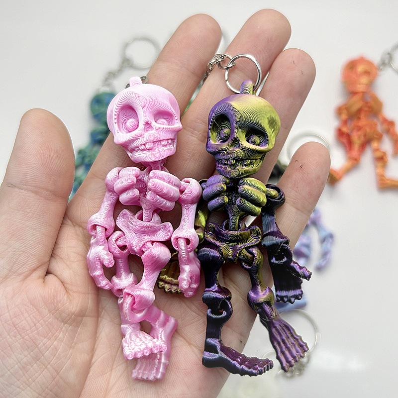Toys Skeleton Keychain Safe Pl - مراجعة 3D Printing Xenomorph وسعره
