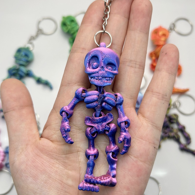 Toys Skeleton Keychain Safe Pl - مراجعة 3D Printing Xenomorph وسعره