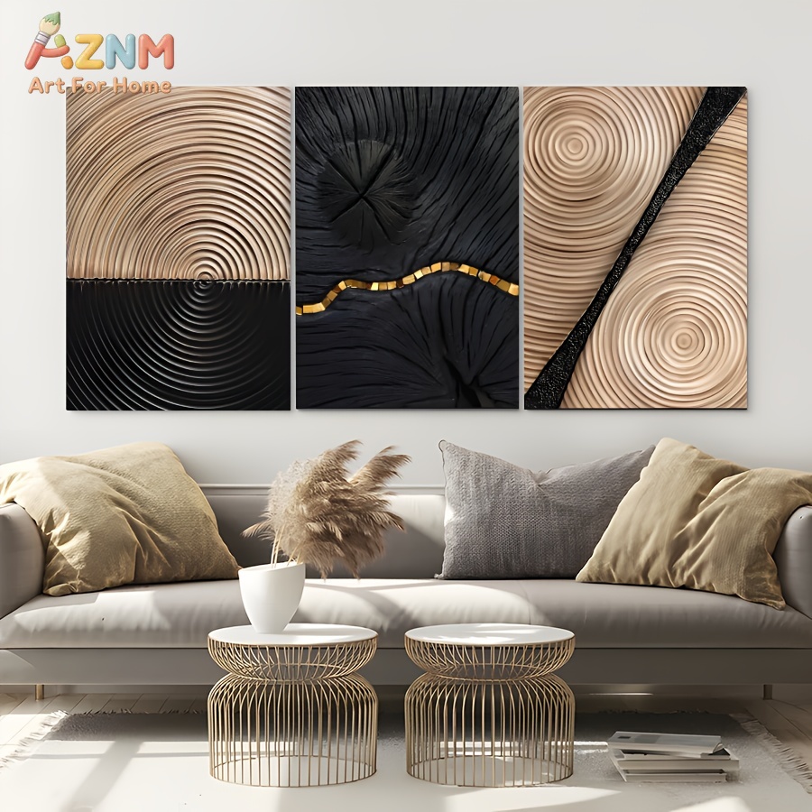 AZNM Wabi Sabi Abstract Wood G - مراجعة 3D Printing Wall وسعره
