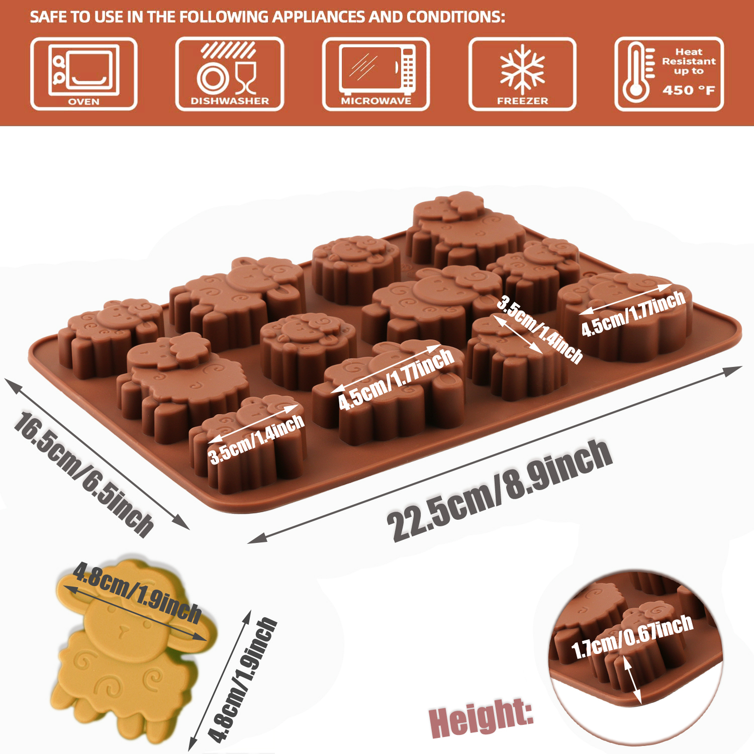 1pack silicone Eid lamb candy  - مراجعة 3D Printing With Silicone وسعره