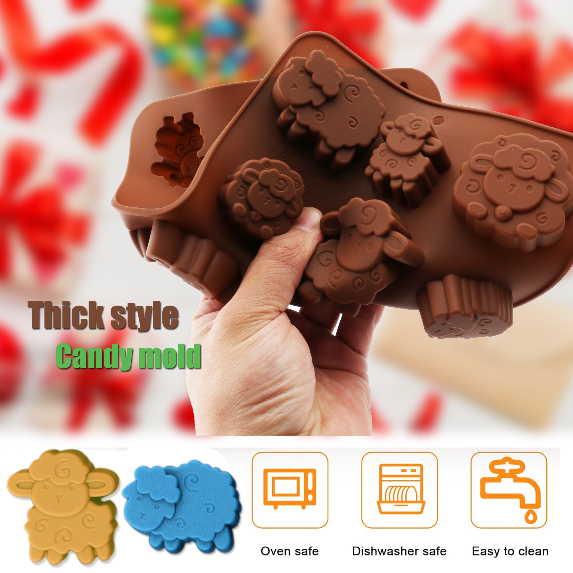 1pack silicone Eid lamb candy  - مراجعة 3D Printing With Silicone وسعره