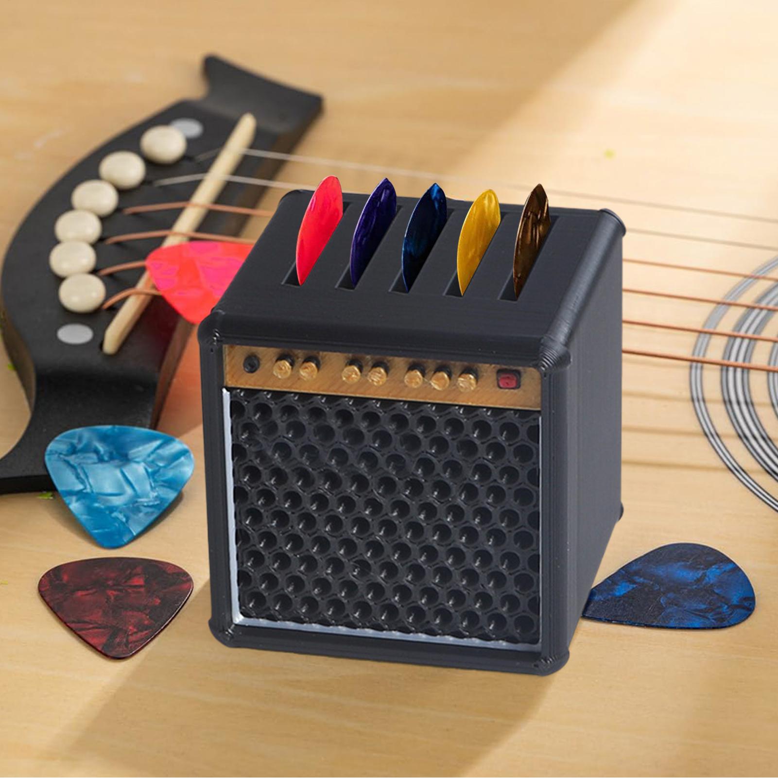 Guitar Pick Holder Amp Speaker - مراجعة 3D Printing Guitar وسعره