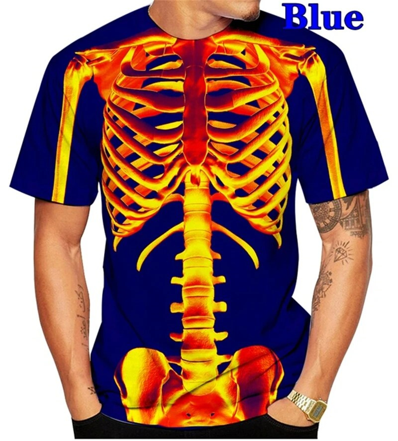 Horror Skull Skeleton Graphic  - مراجعة 3D Printing X Ray وسعره