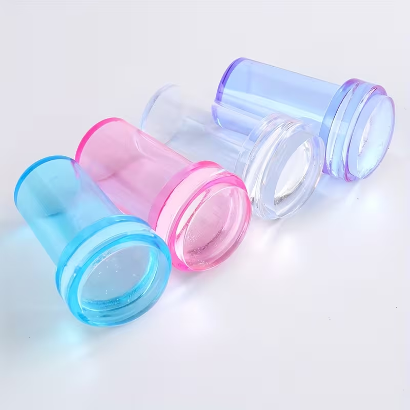 Blue Nail Art Stamper Silicone - مراجعة 3D Printing Templates Free وسعره