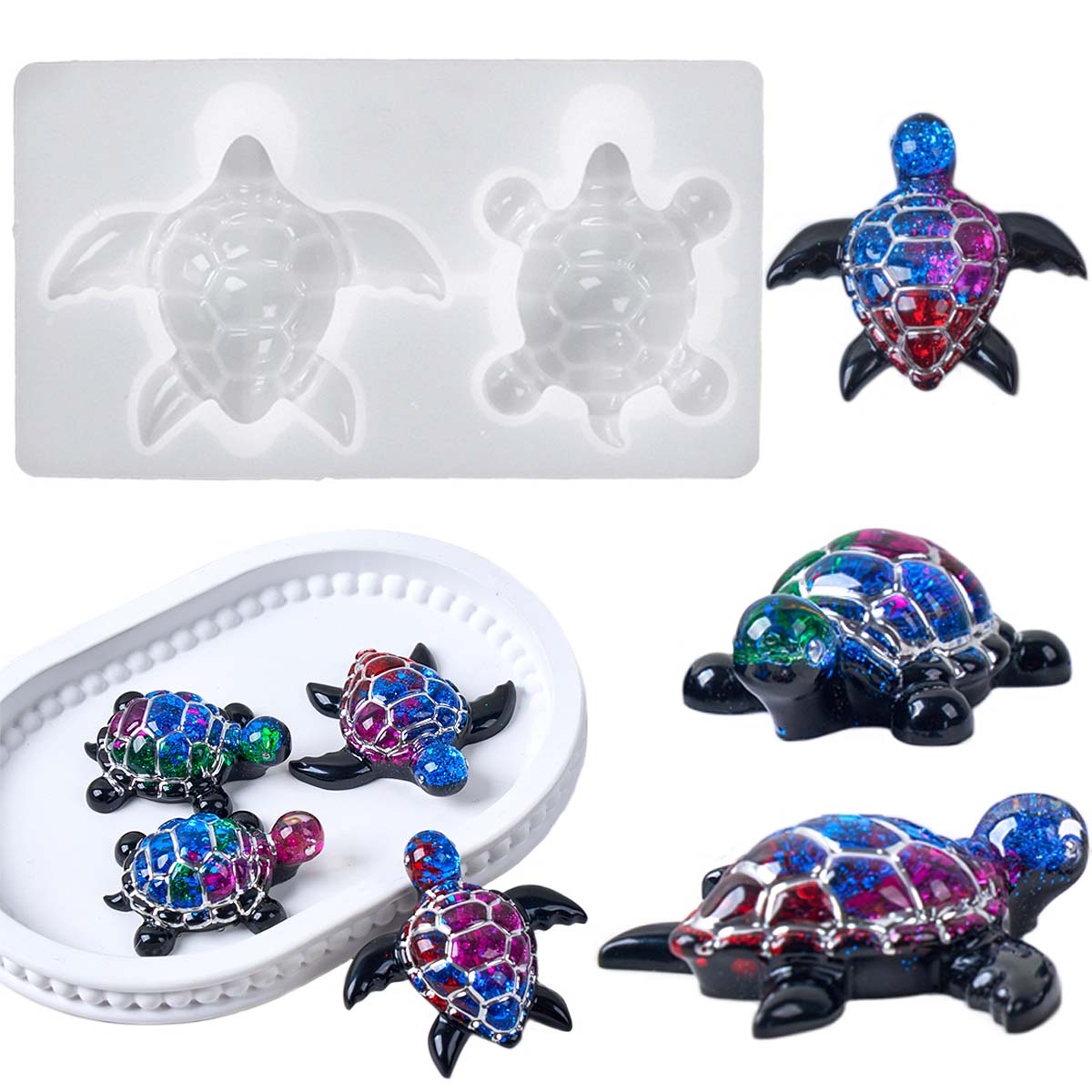 3D Sea Turtle Keychain Silicon - مراجعة 3D Printing With Silicone وسعره