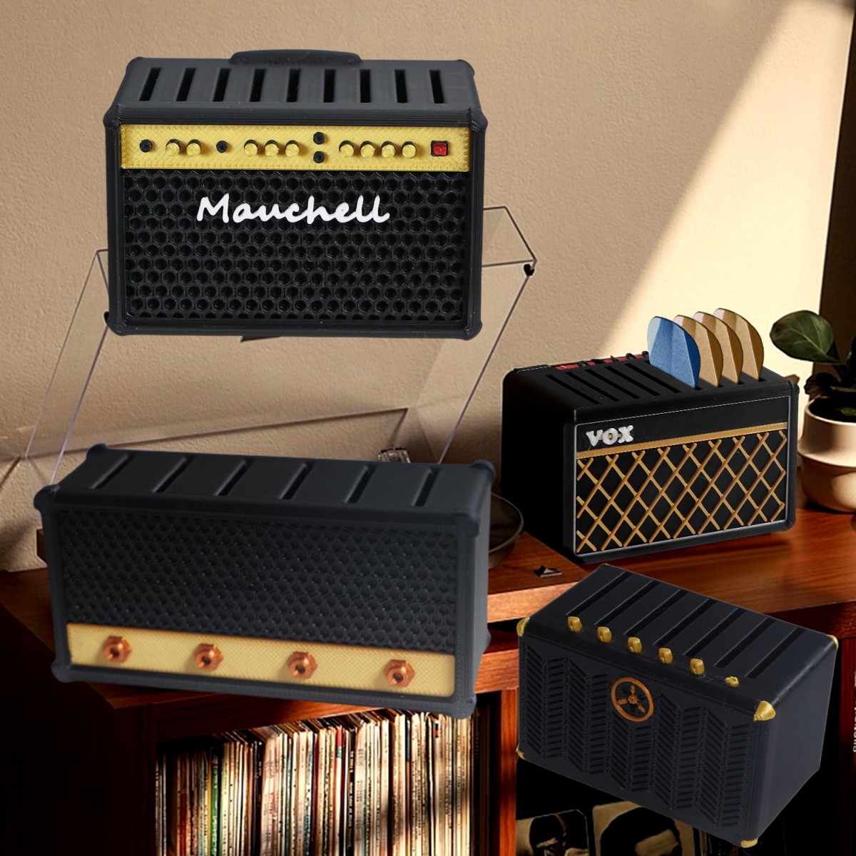 Guitar Pick Holder, 3D Printed - مراجعة 3D Printing Guitar وسعره