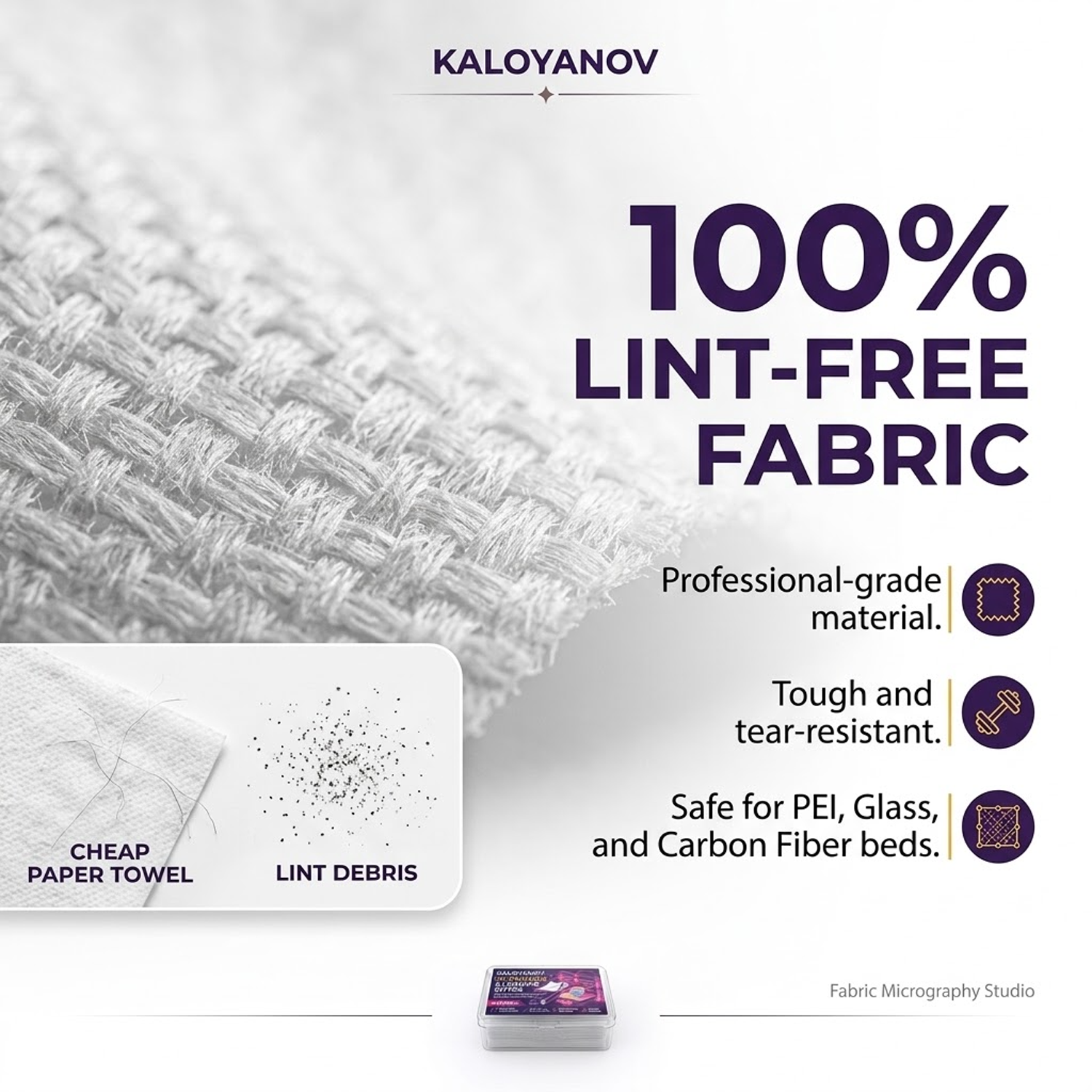 KALOYANOV 30-Count 3D Printer  - مراجعة Pei Sheet وسعره