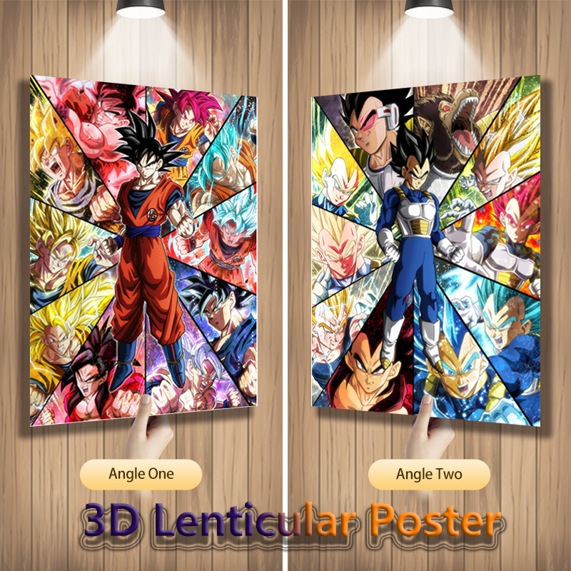 Anime 3D Lenticular Posters Fl - مراجعة 3D Printing Wall وسعره