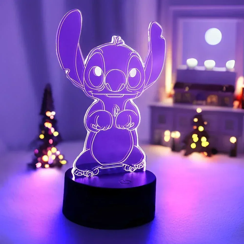 LED Night Light Illusion Stitc - مراجعة 3D Printing Lamp وسعره