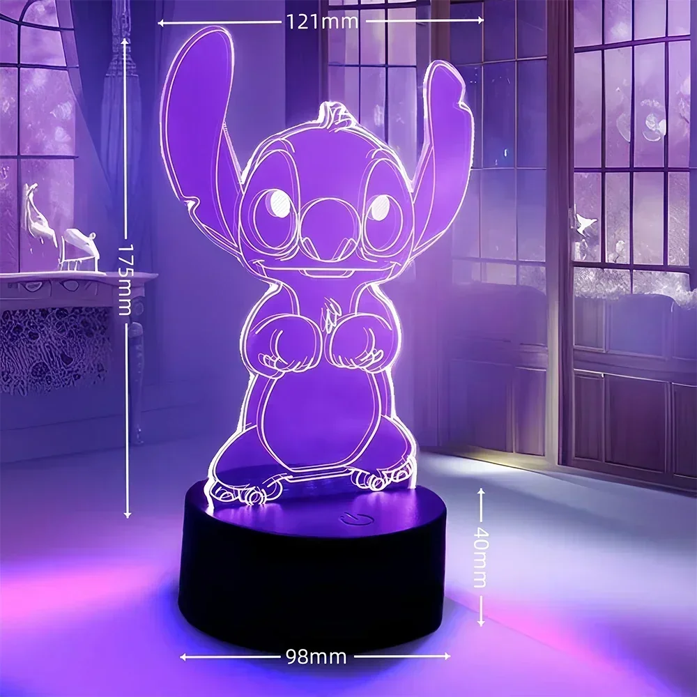 LED Night Light Illusion Stitc - مراجعة 3D Printing Lamp وسعره