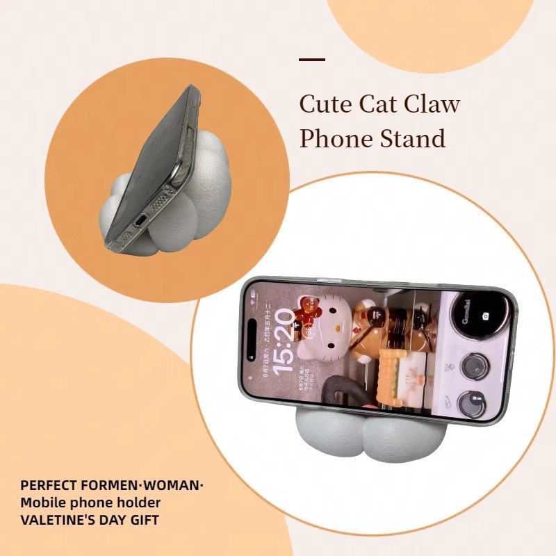 Cute Cat Paw Phone Stand, 3D P - مراجعة 3D Printing Videos وسعره