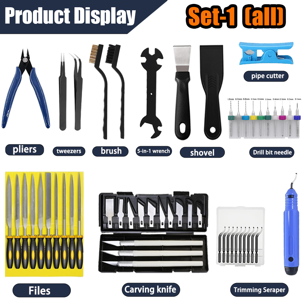 3D Printer Tools Kit, 53pcs 3D - مراجعة 3D Printing Glue Stick وسعره