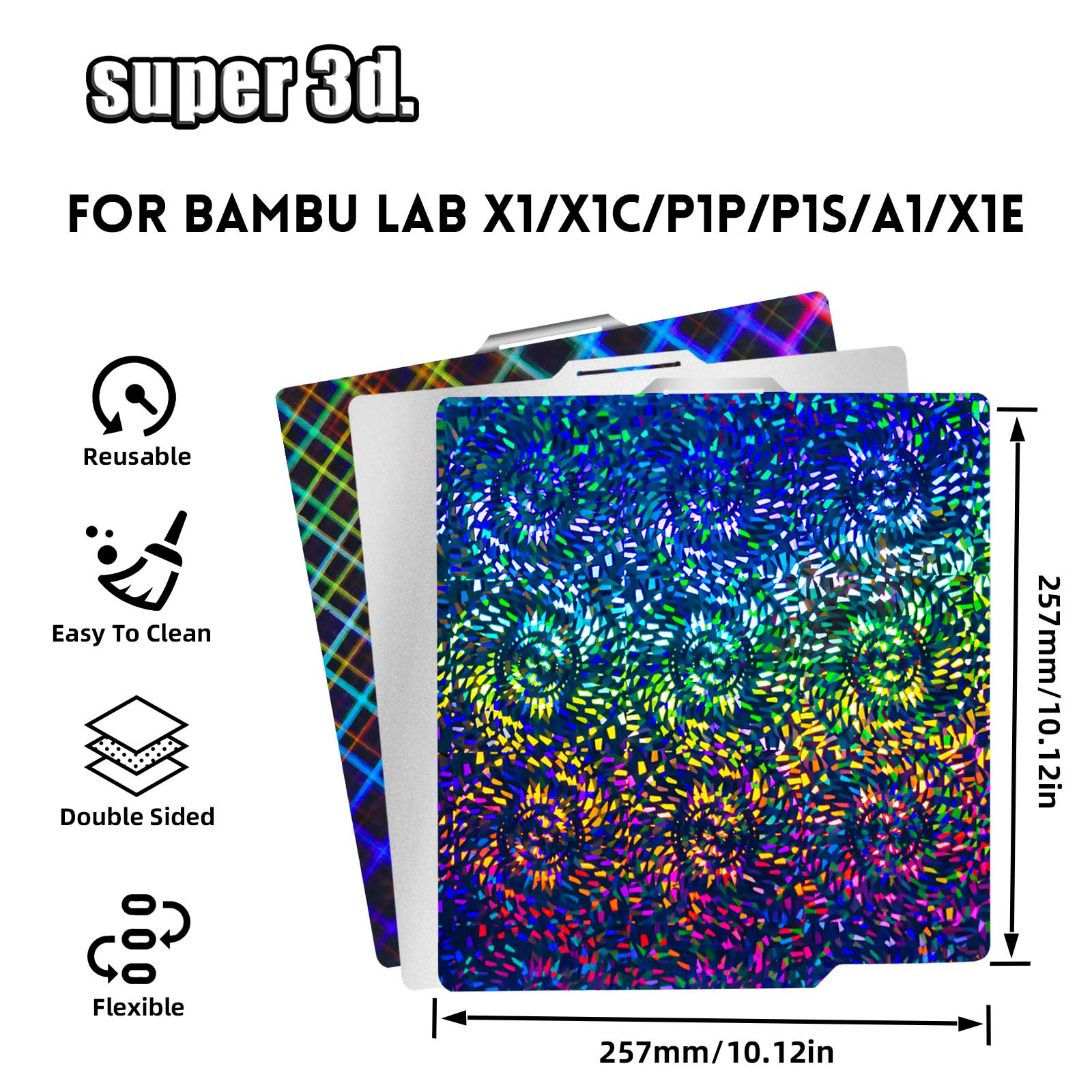 P2S Build Plate for Bambu Lab  - مراجعة 3D Printing X1 Carbon وسعره