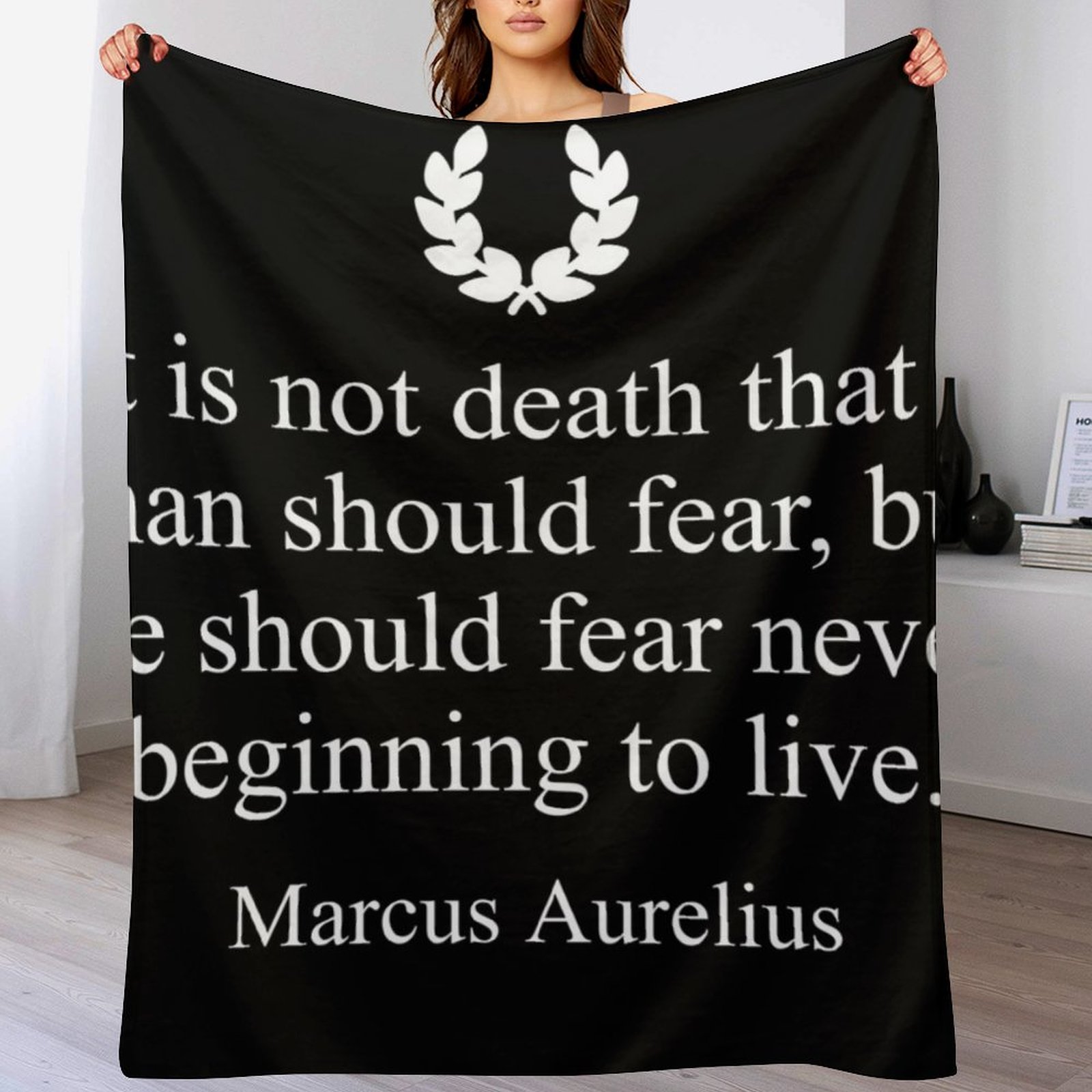 Stoicism Quote It is not death - مراجعة 3D Printing Quotes وسعره