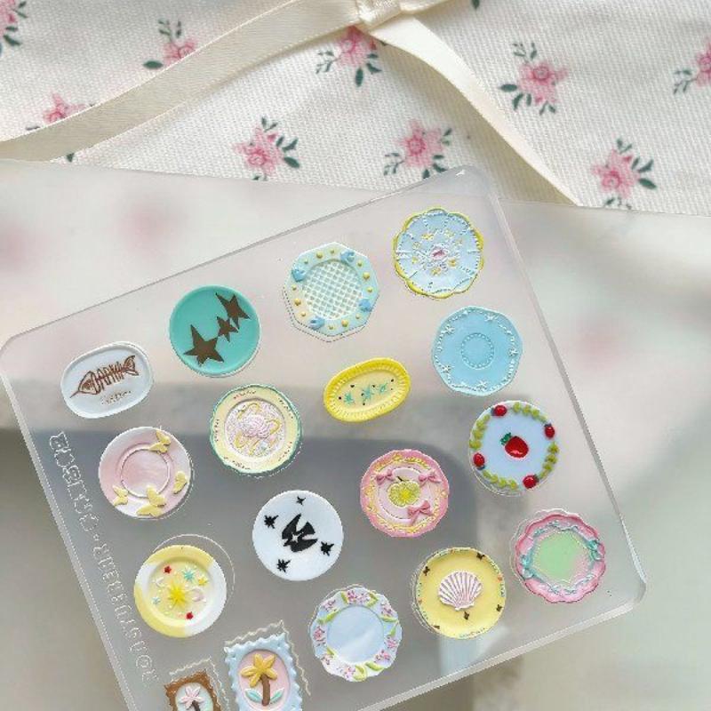 3D Embossed Nail Art Silicone  - مراجعة 3D Printing Templates Free وسعره