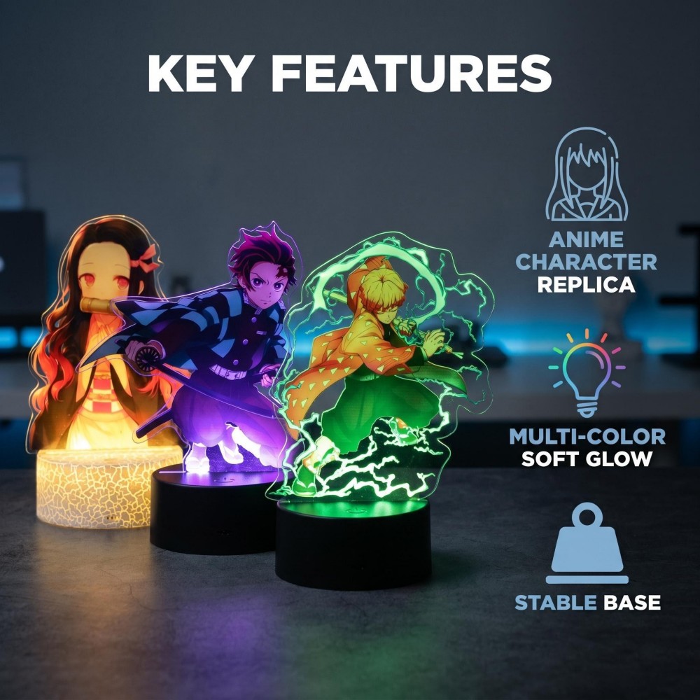 Anime Figure Tanjiro Merch 3D  - مراجعة 3D Printing Lamp وسعره