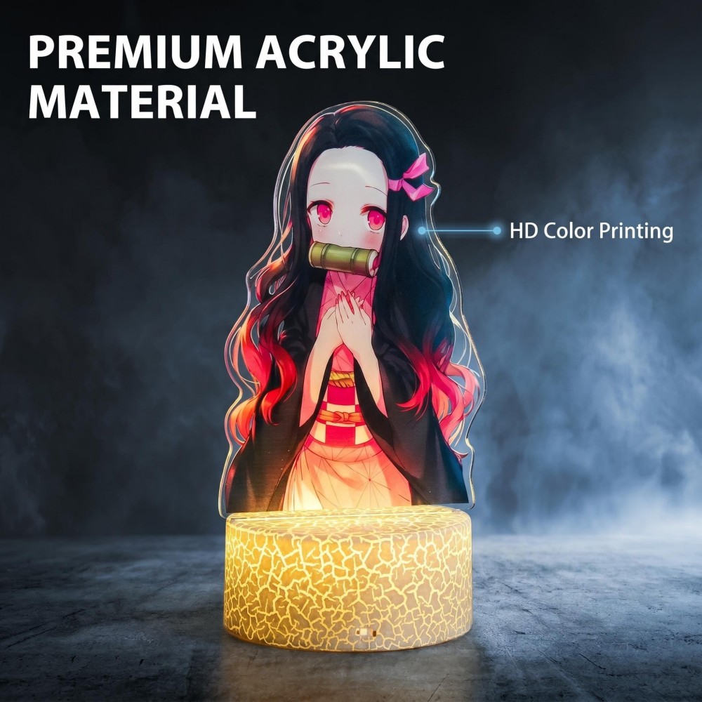 Anime Figure Tanjiro Merch 3D  - مراجعة 3D Printing Lamp وسعره