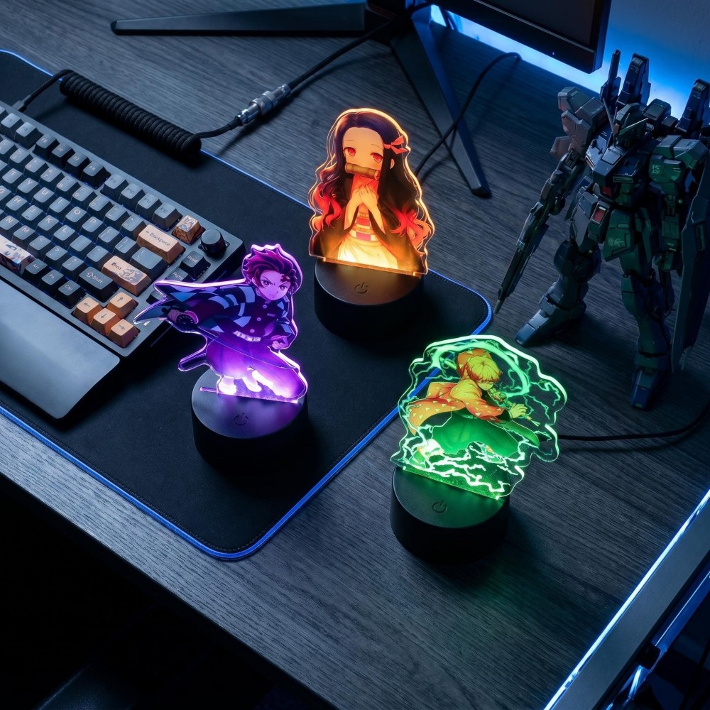 Anime Figure Tanjiro Merch 3D  - مراجعة 3D Printing Lamp وسعره