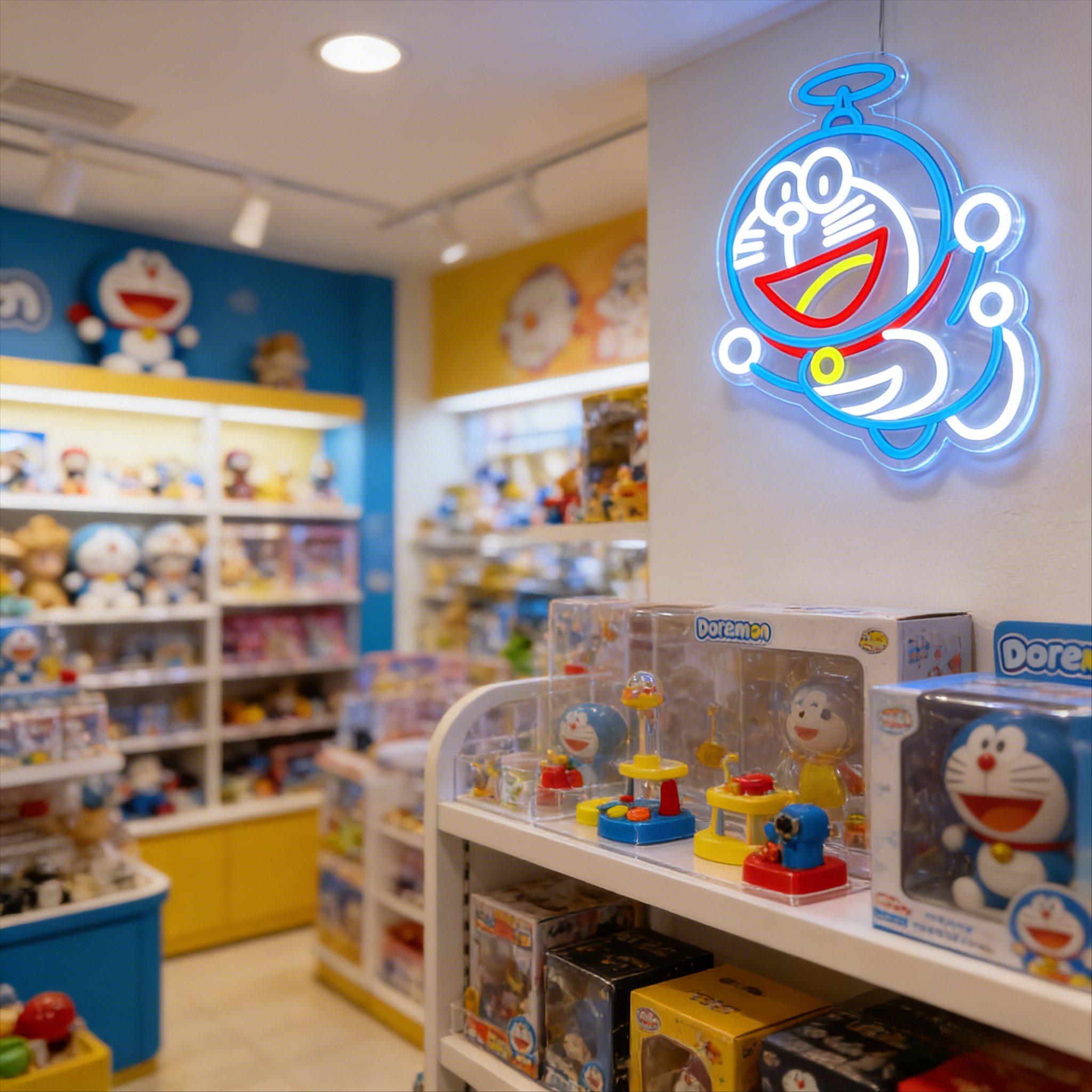 Doraemon Neon Sign LED USB Dim - مراجعة 3D Printing Lamp وسعره